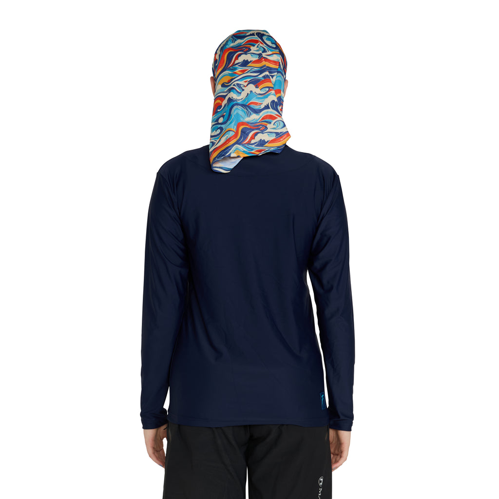 Long Sleeve Rash Vest with Hood