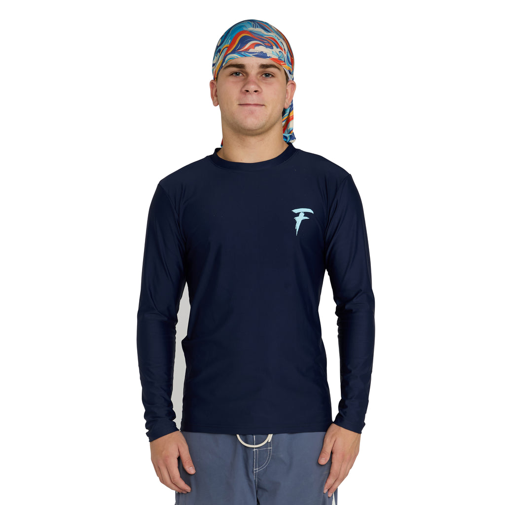 Long Sleeve Rash Vest with Hood
