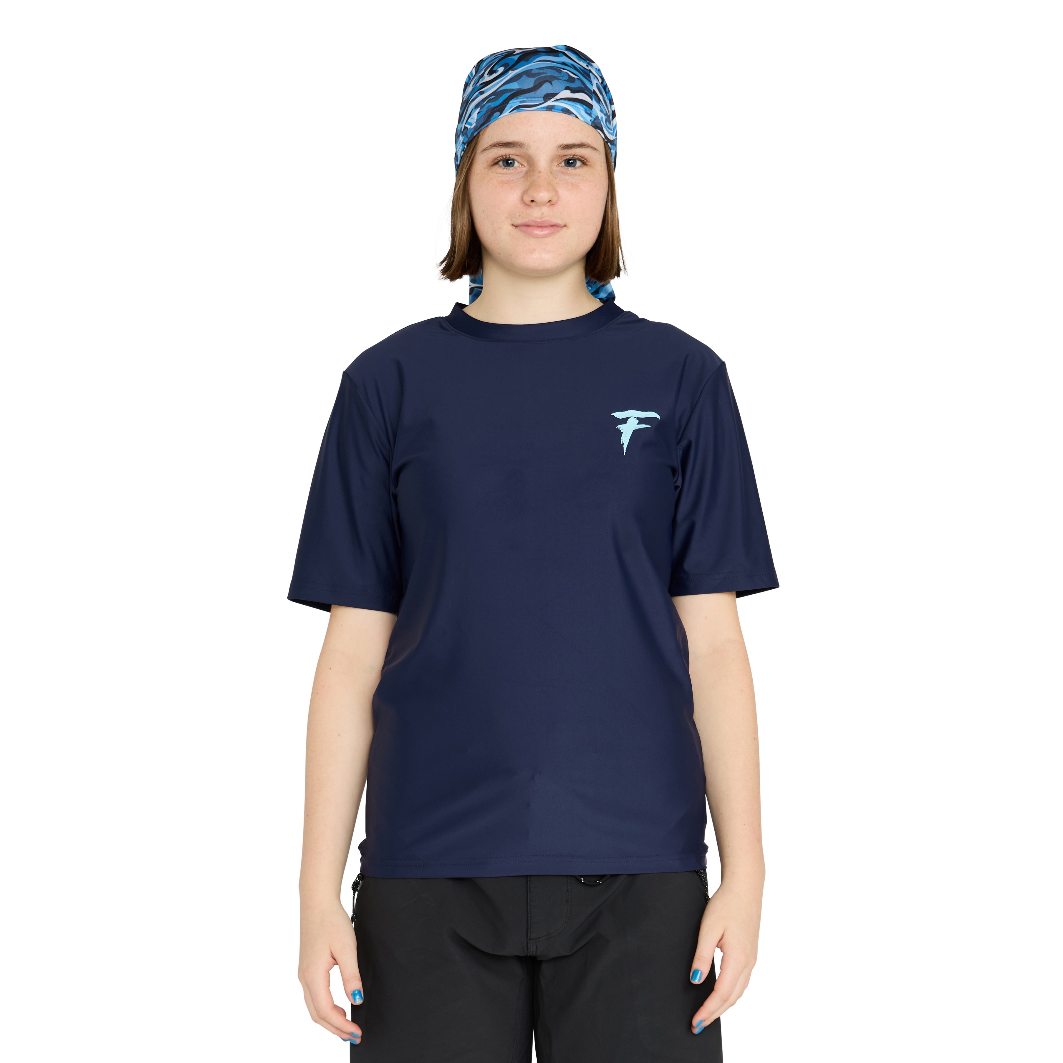 Short sleeve rash vest with hood