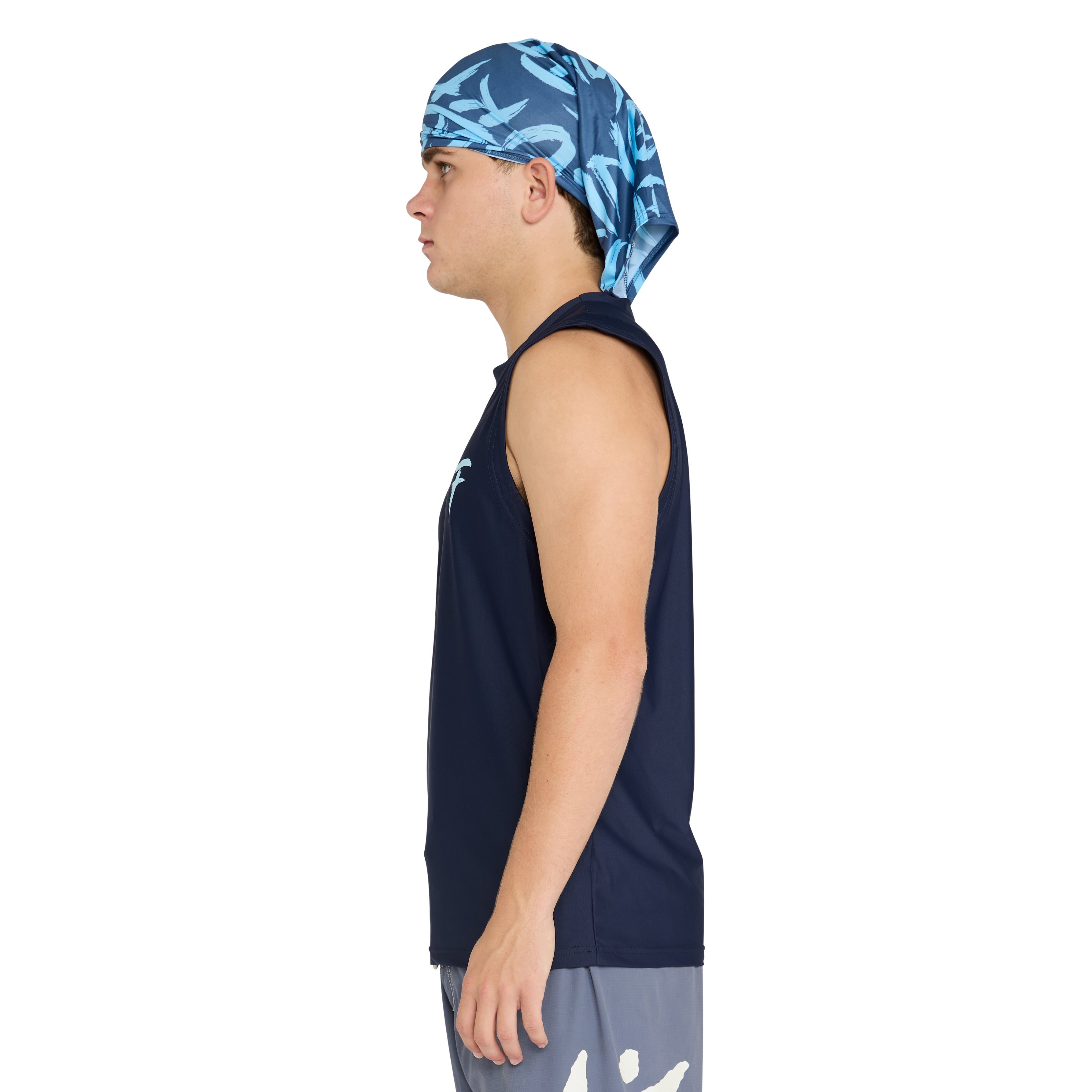 Rash vest sleeveless with hood