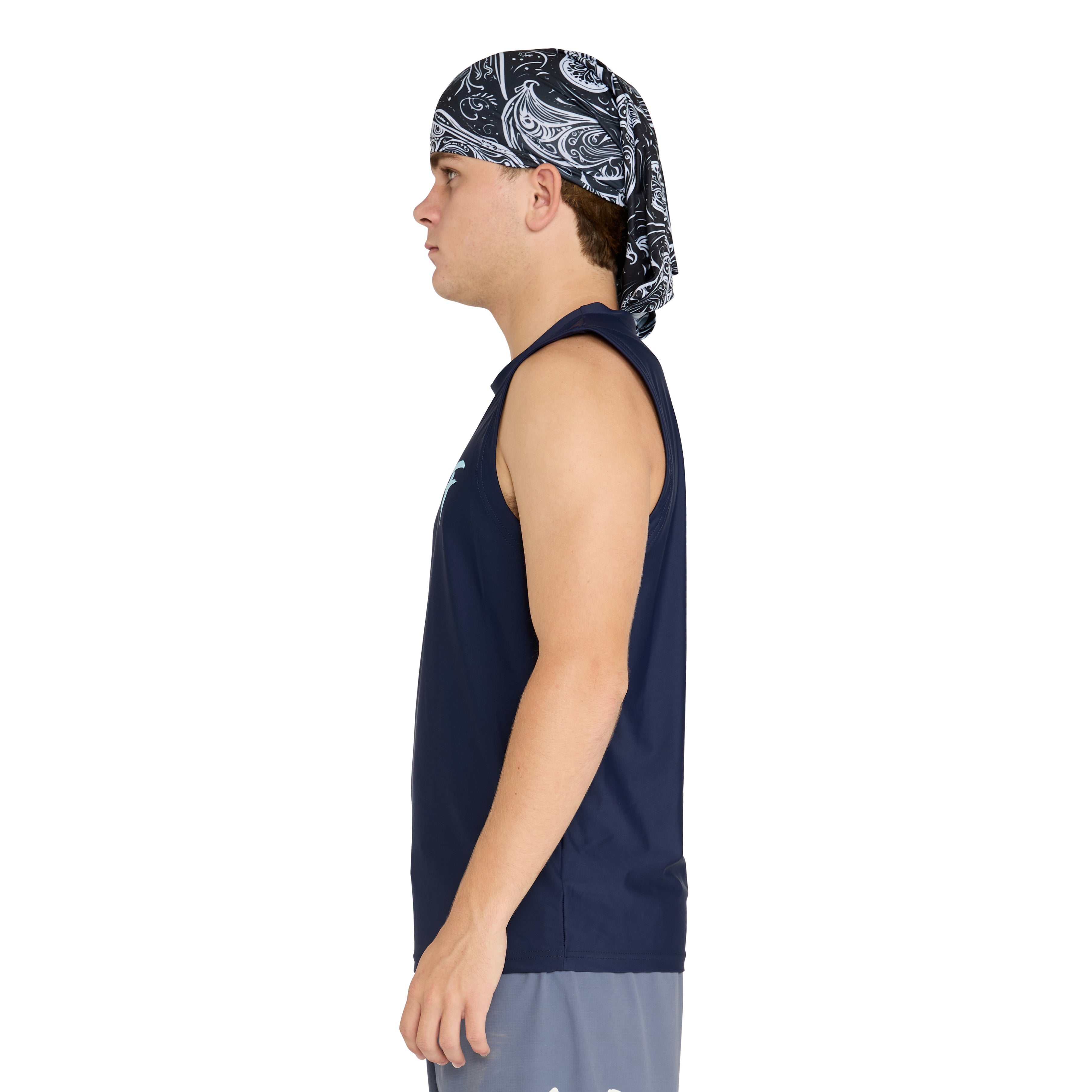 Rash vest sleeveless with hood