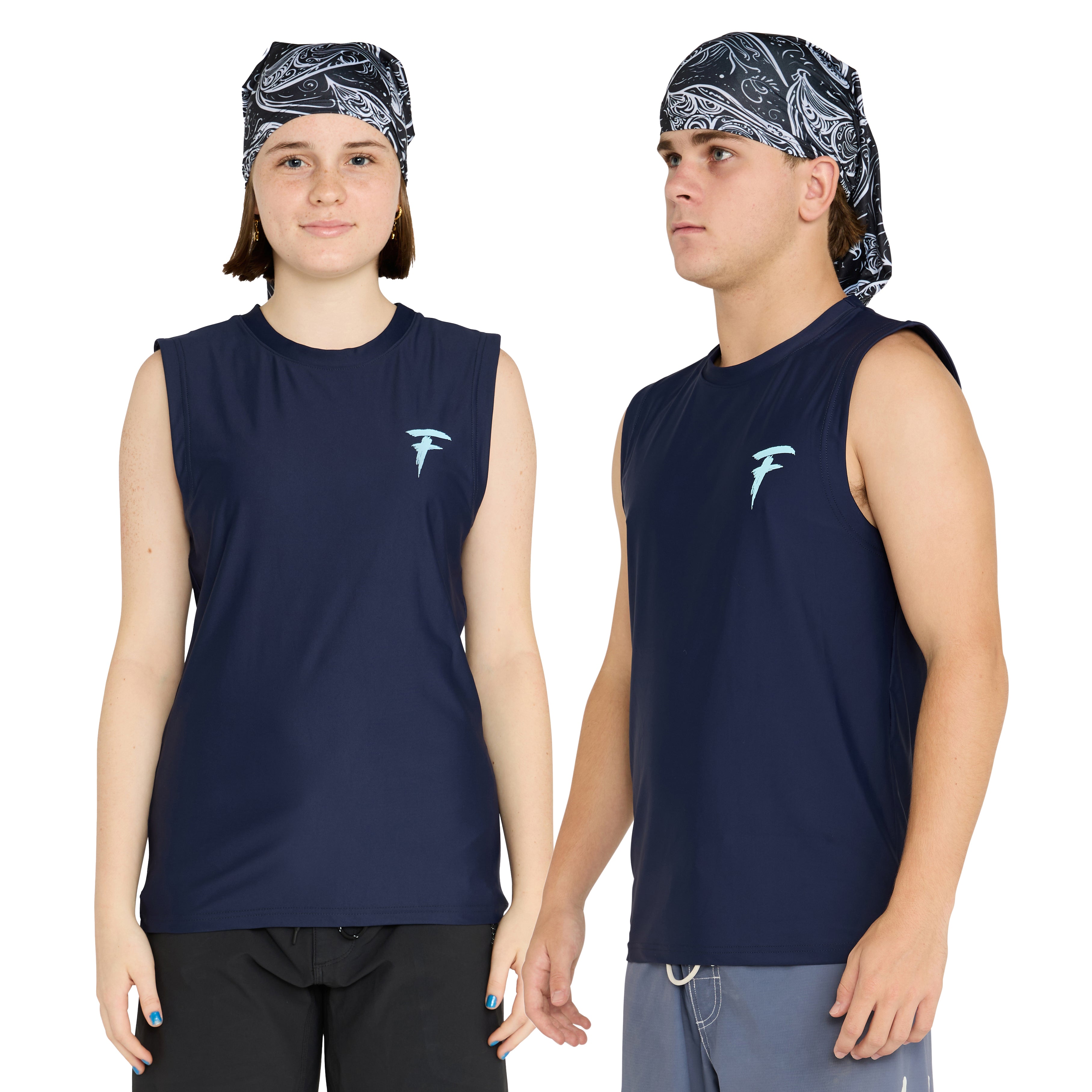 Rash vest sleeveless with hood