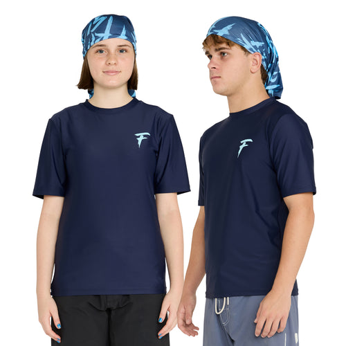 Short sleeve rash vest with hood