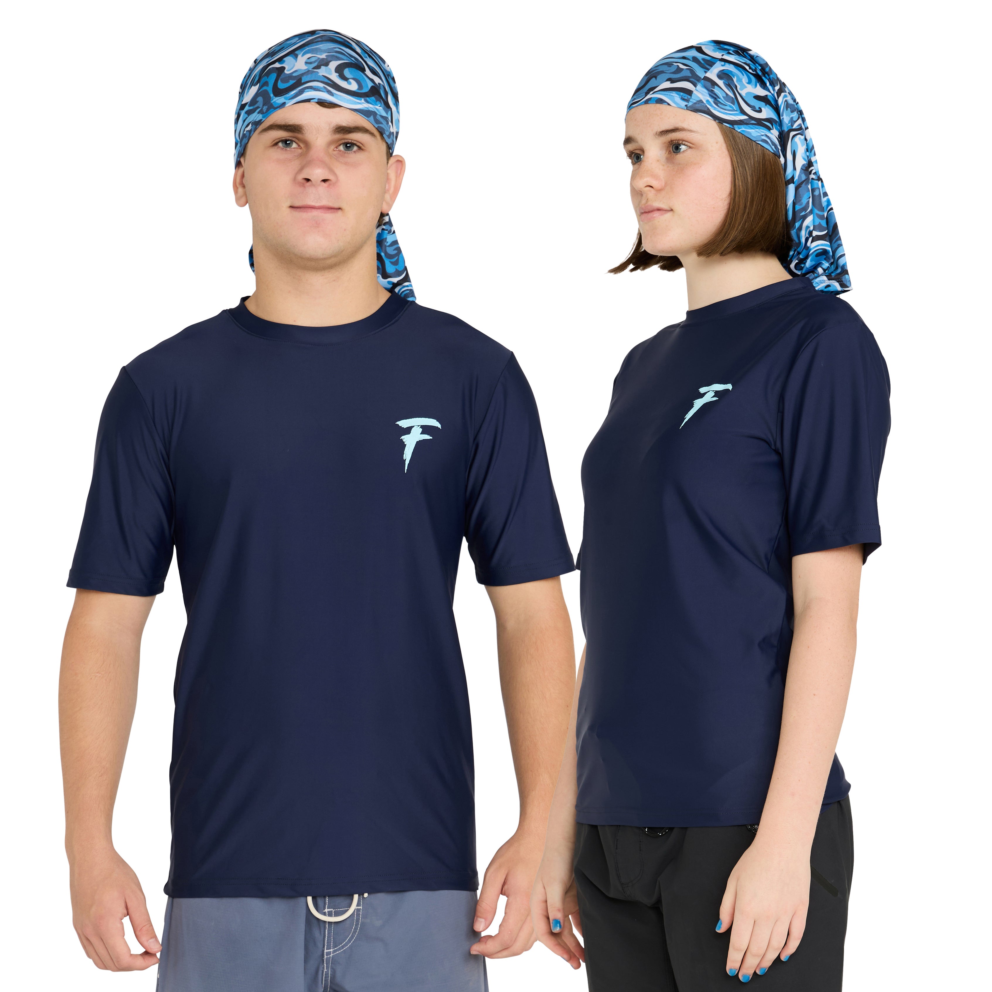 Short sleeve rash vest with hood